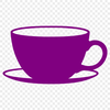 Simple SVG Tea Cup Icon A simple, geometric design of a traditional teacup for various digital applications.