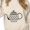 Digital Teapot Design A teapot design made from vector shapes for digital crafting and editing.