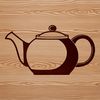 Beautiful Tea Time Vector Design A stylized vector illustration of a teapot with a spout and handle, suitable for digital design projects.