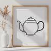 Teapot Design A simple, vector design of a teapot.
