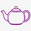 Illustrated Teapot Design A digital illustration of a teapot in a vector format.
