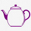 Elegant Teapot Design A simple vector design of a teapot, suitable for use in digital art projects.