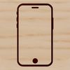 Close-up illustration of a modern smartphone with a minimalist design.