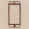 Contemporary Cell Phone Vector Art An SVG graphic representation of a contemporary cell phone device.