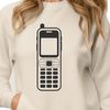 A detailed illustration of a modern mobile phone device.