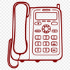 High-Quality Telephone Icon SVG A high-resolution telephone icon designed as scalable vector graphics.