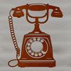 Vector Phone Icon in High Resolution A high-resolution telephone icon in vector format.