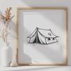 Unique Tent Digital Artwork - Free PDF Download