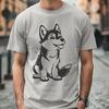 Creative Husky In SVG, PNG, PDF And DXF File Formats - Free