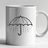 Stunning Umbrella DXF - Free Commercial Use Download