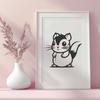 Free Cute Squirrel - Free SVG Download, Commercial Use