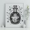 Stunning Potion Bottle In PDF Format