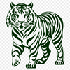 Beautiful Standing Big Cat Vector Image