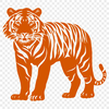 Stunning Tiger In DXF - Free Download