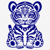 Creative Big Cat PNG - For Laser Engraver Project