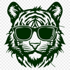 Tiger Wearing Sunglasses