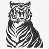 Artistic Tiger Clipart - Free PDF