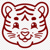 Tiger DXF For Download - Free Commercial Use License