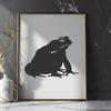 A digital illustration of a toad, a type of wild animal.