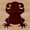 Wildlife Illustration - Free SVG Clip Art A digital illustration of a toad in its natural habitat, showcasing its unique features.