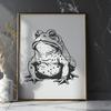 Stunning Toad Digital Drawing