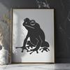 Unique Frog In PDF & PNG