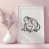 Artistic Toad - Craft PNG