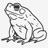 Creative Toad SVG - For Animal Project