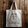 Beautiful Toad In SVG & DXF