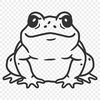 Free Unique Toad Design SVG - Commercial Use