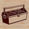 Free Toolbox Vector Graphics A free vector illustration of a toolbox with various tools and equipment.