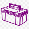 SVG Toolbox Illustration Vector illustration of a toolbox with various tools and equipment, designed for commercial or personal use.
