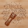 Free Vector Camping Light Icon A vector illustration of a camping torch, suitable for outdoor enthusiasts.