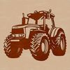 Vintage Farm Vehicle Illustration Agricultural vehicle illustration with a vintage design style