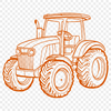 Tractor Template In PNG & SVG - Free Digital Download