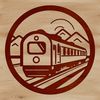 Simple Train Line Art A simple line drawing illustration of a train on a white background.