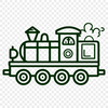 Train Drawing In PNG & SVG - Free Digital Download