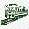 Unique Train Vector Illustration