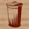 Clean Waste Disposal Vector Illustration Vector illustration of a standard trash can with a lid, suitable for digital cutting and crafting.