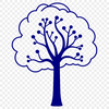 An intricately designed vector graphic featuring a tree with detailed foliage.