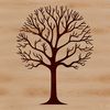 A detailed vector illustration of a tree, suitable for cutting machine projects or stencils.