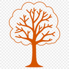 Free Tree Clip Art Design for Graphic Use A detailed tree illustration created in vector format for graphic design.