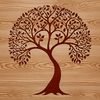 Stylized Tree Clip Art for Designs A stylized illustration of a tree in vector format, suitable for various design applications.