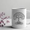 Free SVG Tree Clip Art Image A high-quality tree design rendered in vector format.