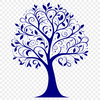 Beautiful Tree Silhouette Vector Graphic An illustration of a stylized tree in vector format.