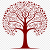 Whimsical Tree Design Vector Art A vector illustration of a tree with leaves and branches.