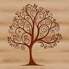 Tree Branches and Leaves Vector Art A detailed illustration of a tree with its trunk, branches, and leaves.