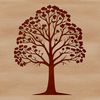 Nature Inspired SVG Illustrations A vector graphic representation of a tree in various styles.
