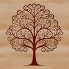 Minimalist Tree Design SVG A minimalist illustration of a tree in a simple style suitable for vector design and cutting machine use.