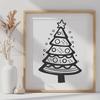 Christmas Tree Digital Art In PDF File Format For Free Download